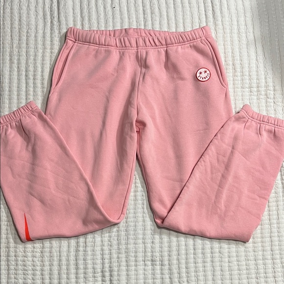 Starfit Pants - Women's Pink Star Emblem Joggers